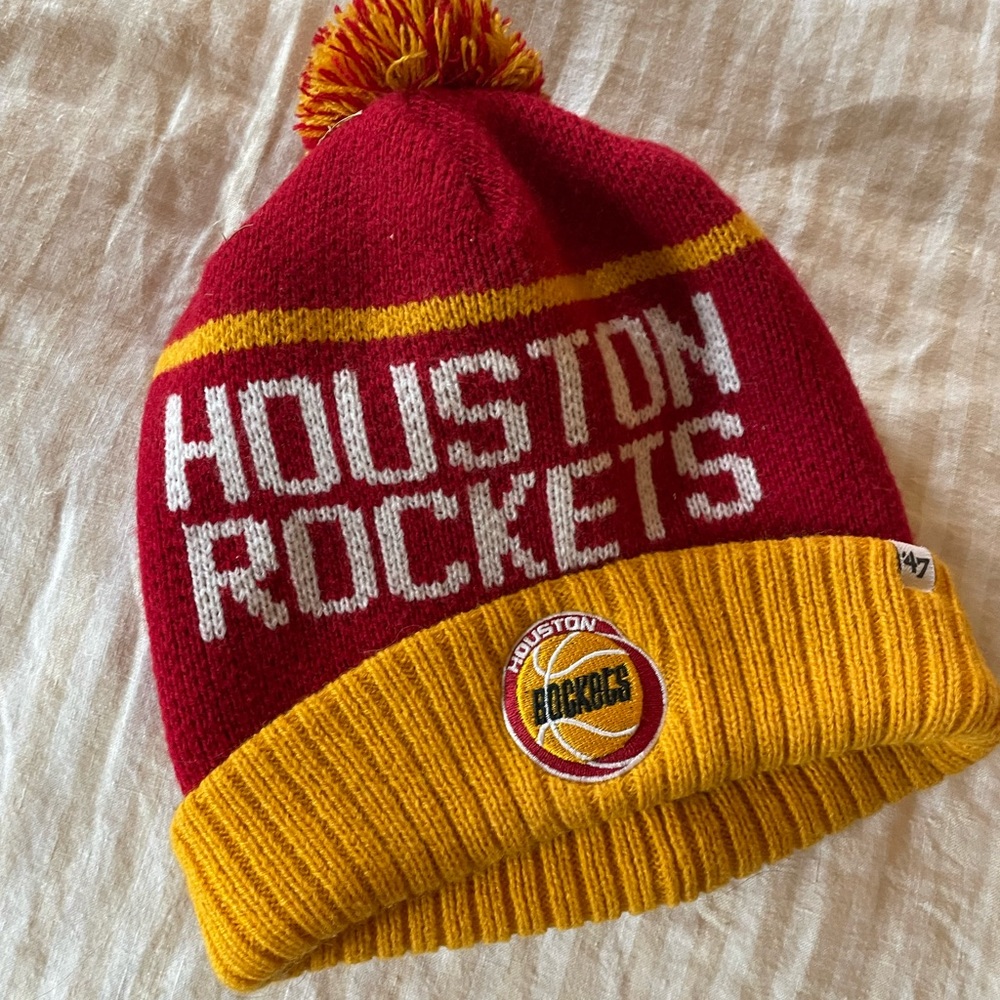 Houston Rockets Pompom Beanie